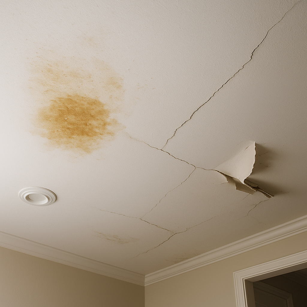 Common Causes of Ceiling Damage in Spartanburg Homes