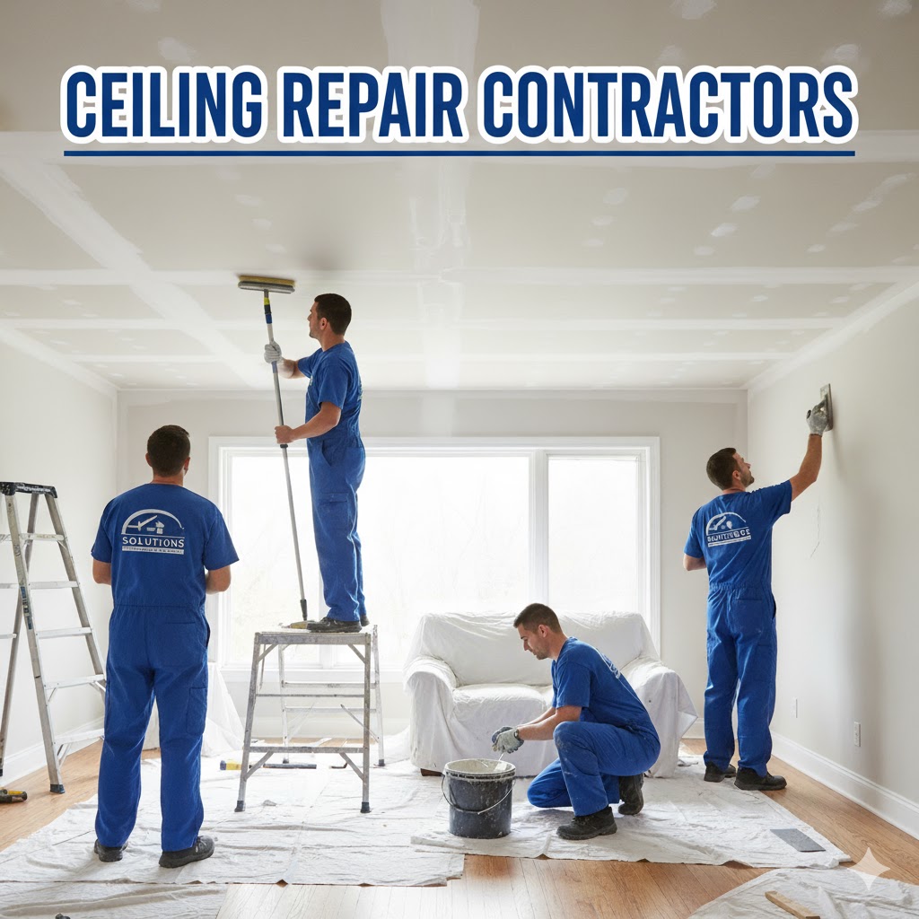 How Ceiling Repair Contractors Deal with Mold and Moisture Issues
