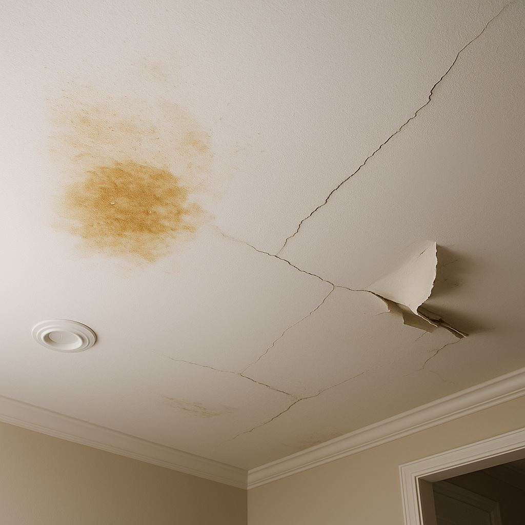Common Causes of Ceiling Damage in Spartanburg Homes